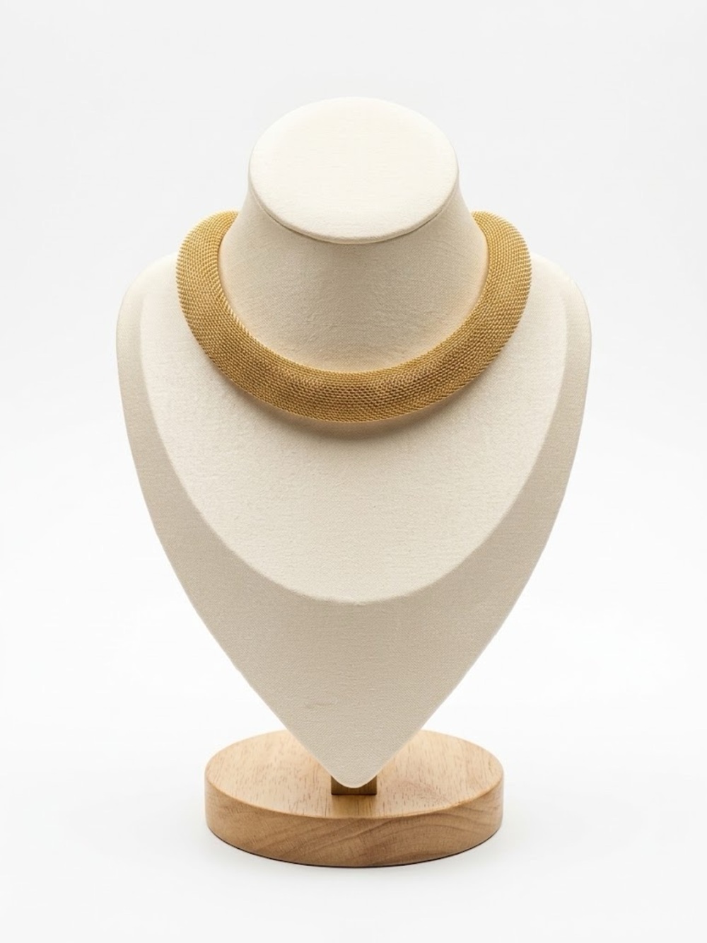 The Heirloom Gold Mesh Choker Necklace -NWOT